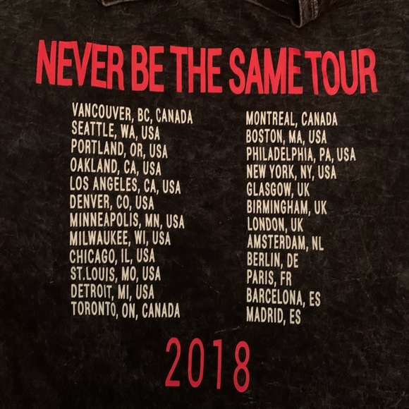 Camila Cabello tour t-shirt - Picture 2 of 3